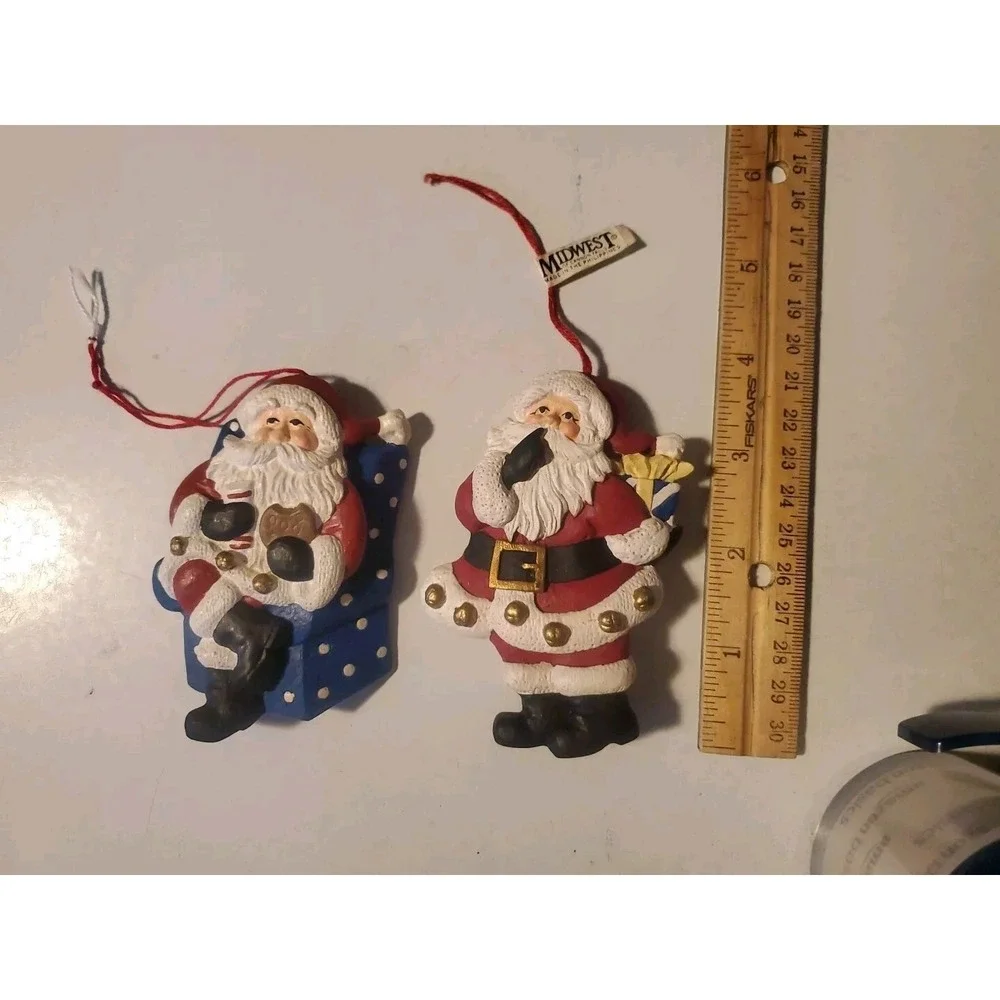 Santa Ornaments Midwest Made In Philippines